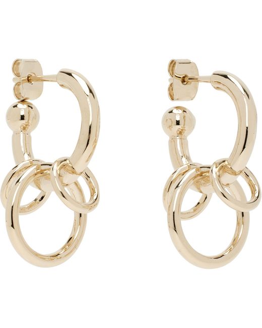 Justine Clenquet Black Jen Earrings