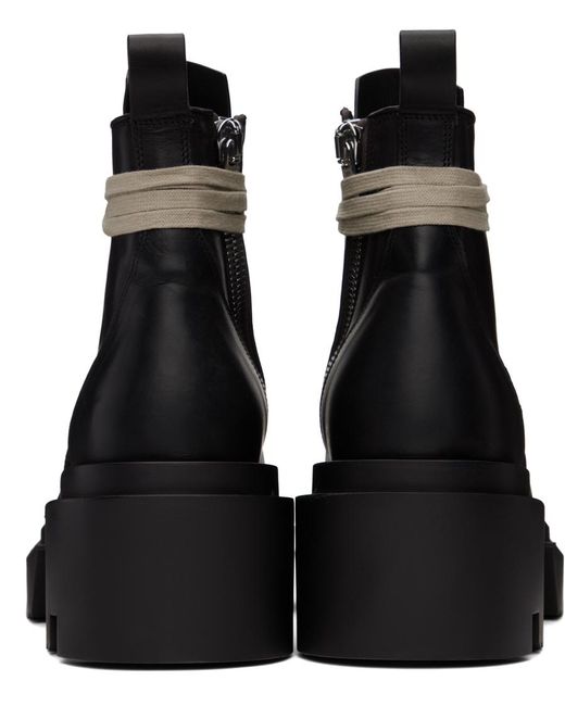 メンズ Rick Owens Low Army Bogun ブーツ ブラック | Lyst