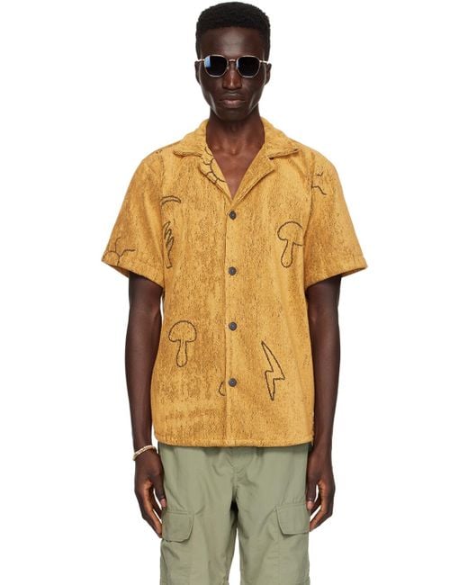 Oas Orange Cuba Shirt for men