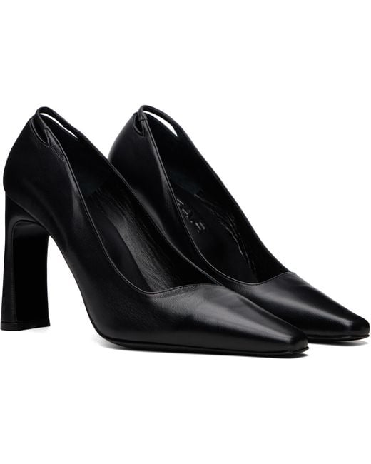 By Far Black Diva Heels