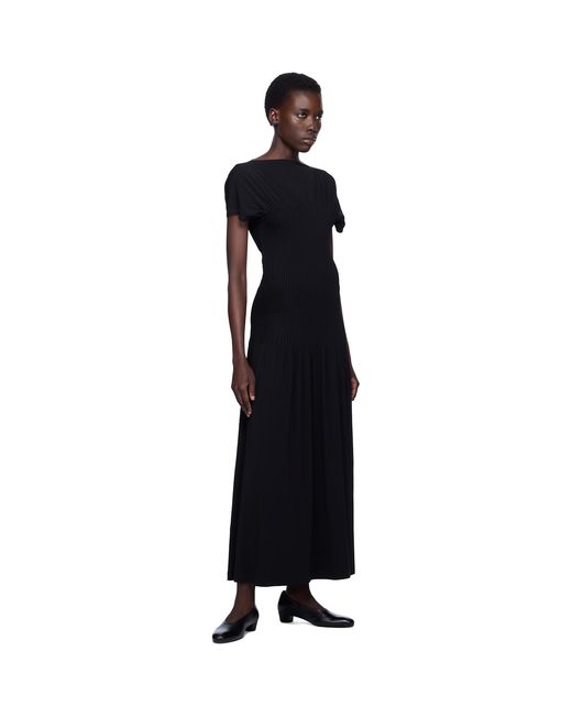 Totême Black Everyday Midi Dress