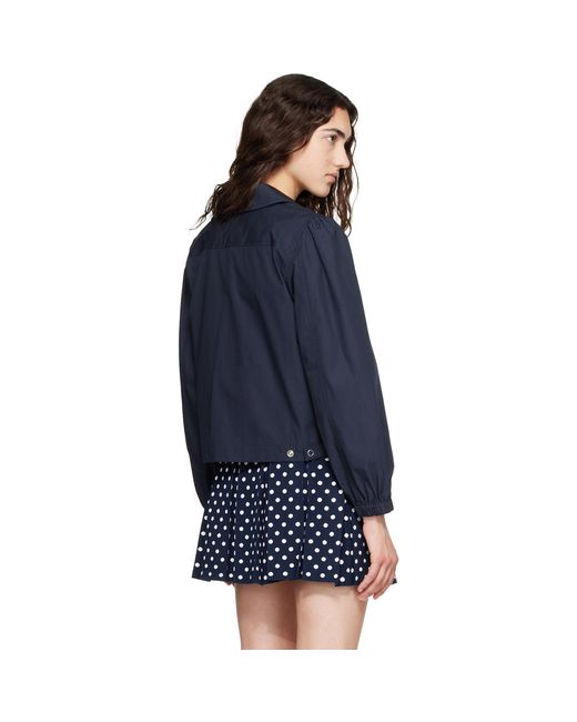 Sandy Liang Blue Necco Jacket