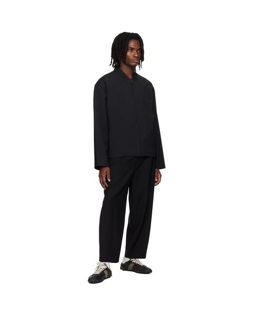 Entire studios Black Tria Jacket for men