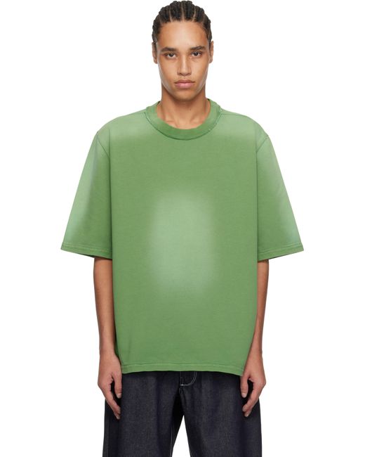 メンズ Camiel Fortgens グリーン Big Heavy ジャージ Tシャツ Green