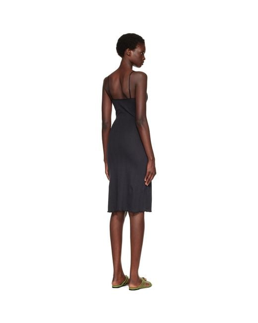 Cou Cou Black 'The Midi Slip' Midi Dress
