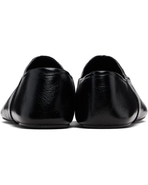 Abra Black Babouch Ballerina Flats for men