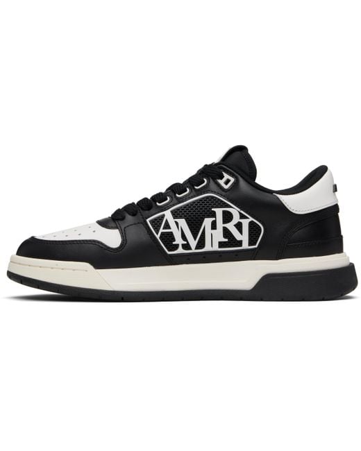 メンズ Amiri ブラック＆ホワイト Classic ローカットスニーカー Black