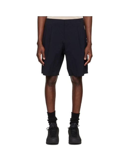 Veilance Blue Indisce Shorts for men