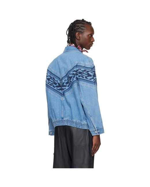 Isabel Marant Blue Julian Denim Jacket for men