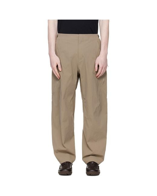 Veilance Natural Taupe Spere Cargo Pants for men