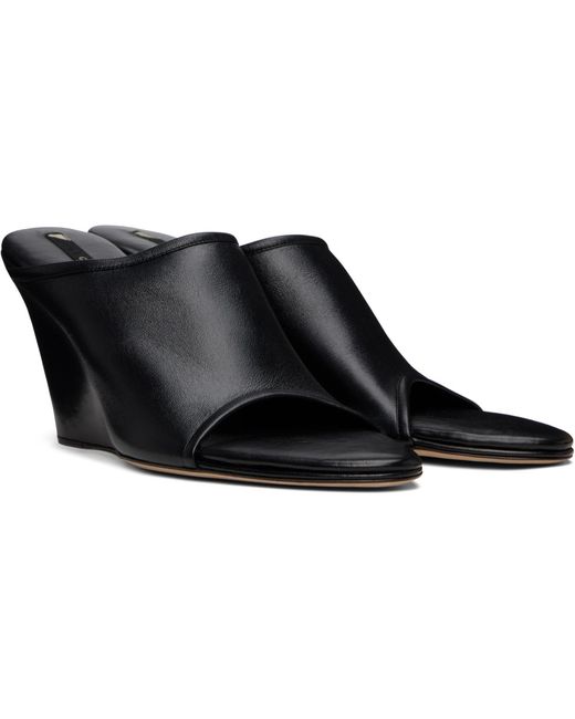 Christen Black 75Mm Stretch Mules