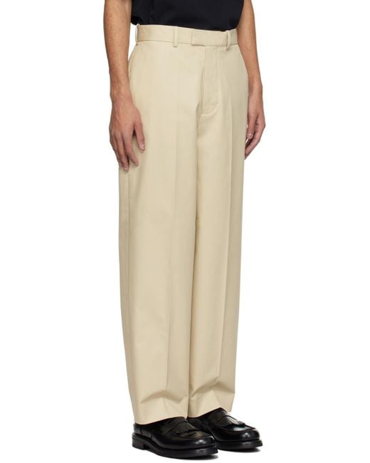 Rohe Natural Wide-leg Trousers for men