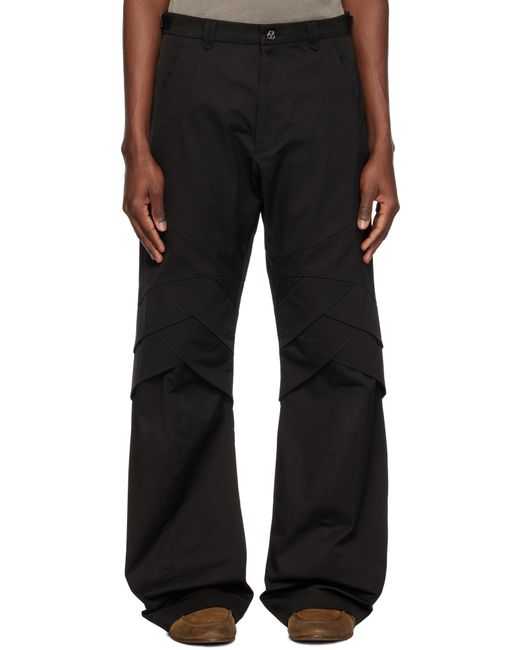 メンズ CMMAWEAR ブラック Thorn トラウザーズ Black