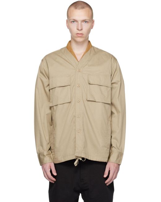 Universal Works Natural Taupe Parachute Jacket for men