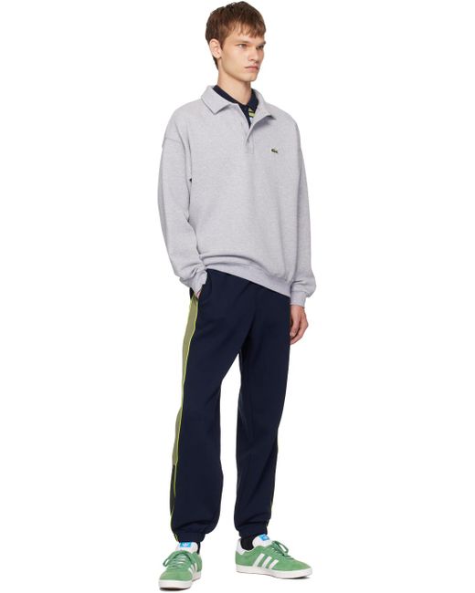 Lacoste Gray Loose Fit Sweatshirt for men