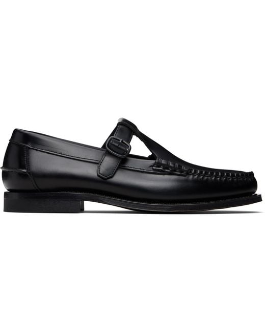 Hereu Black Alber Loafers for men