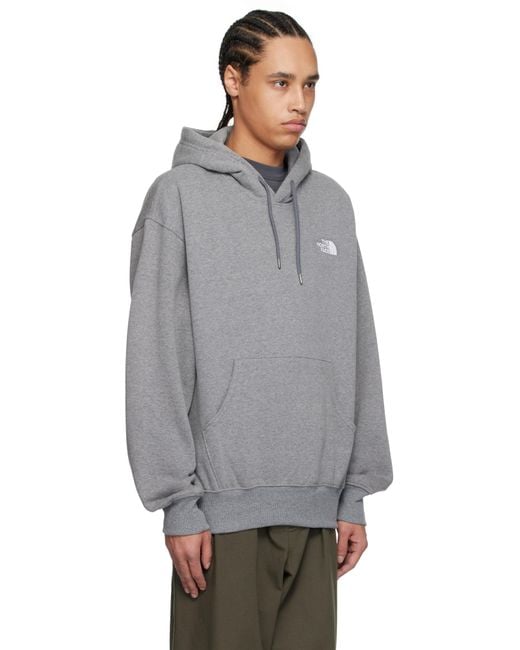 The North Face Gray Evolution Vintage Hoodie for men
