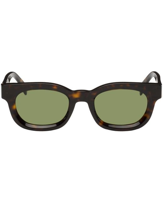 Retrosuperfuture Green Tortoiseshell Sempre Sunglasses for men