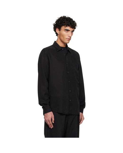 Hope Black Regular Fit Shirt for men