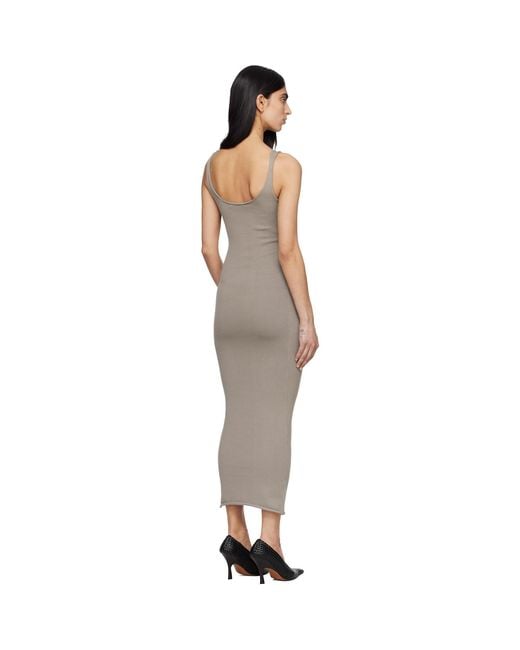 Entire studios Natural Raw Knit Midi Dress