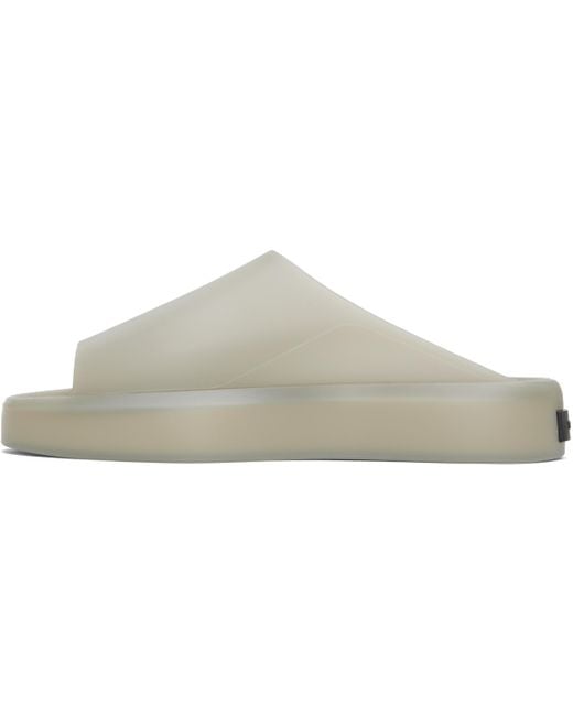 Fear Of God Black Los Feliz Rubber Sandals for men