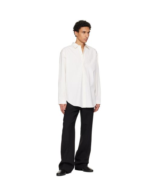 Fear Of God Black Double Weave Wool Tailored Flared Trousers for men