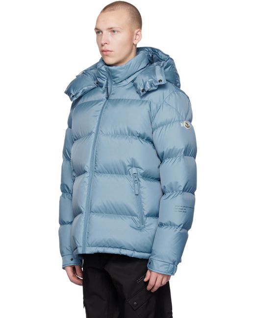 Moncler Genius Blue 7 Moncler Frgmt Hiroshi Fujiwara Acanthus Down Jacket for men