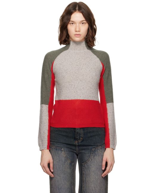 Eckhaus Latta Red Racer Turtleneck