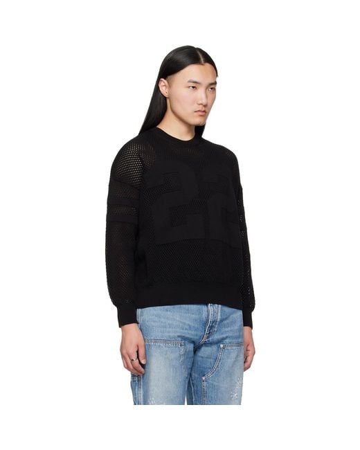 Amiri Black 22' Crewneck Sweater for men