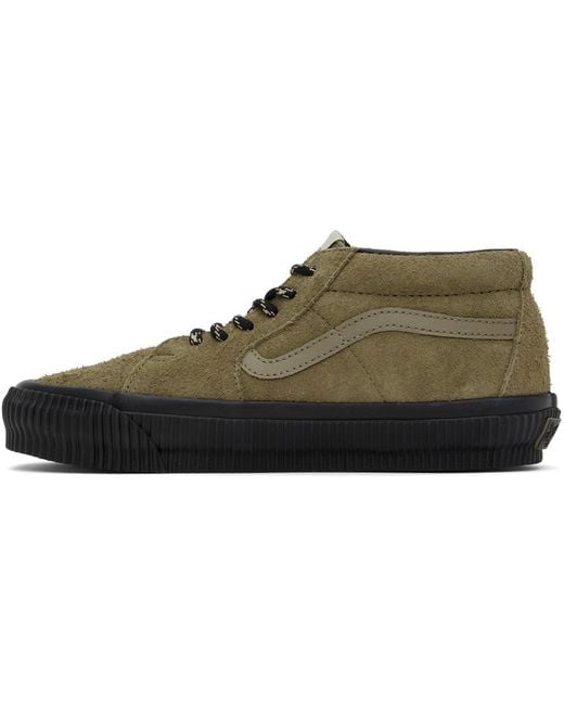 Vans Black Khaki Sk8-Mid Reissue 83 Sneakers for men