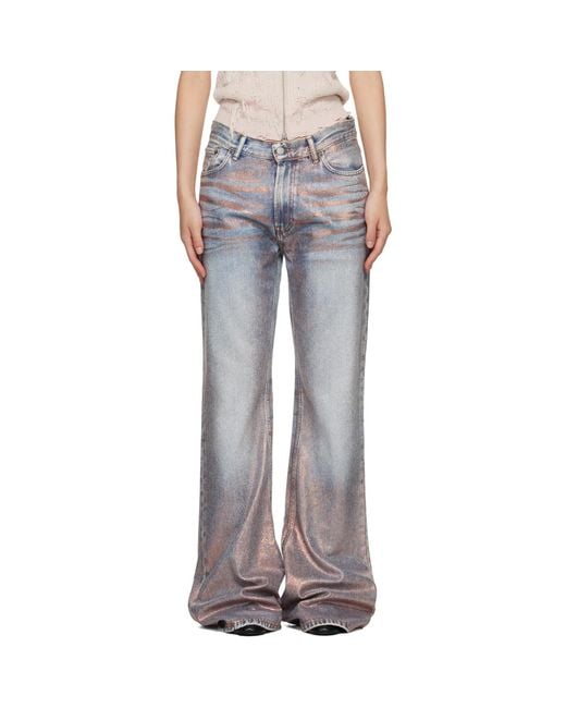Acne White Fitted 2025F Jeans