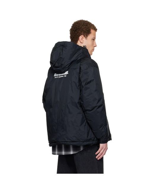 Neighborhood Blue Nanga Edition Offset Zip Down Jacket for men