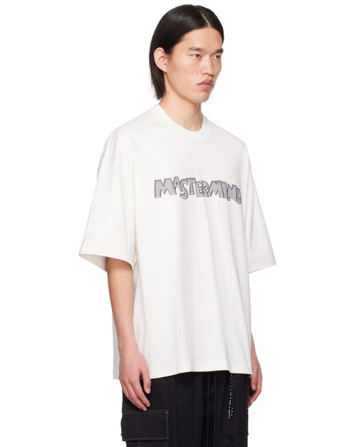 Mastermind Japan White Metal T-Shirt for men