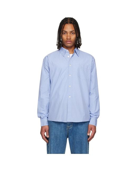 Our Legacy Blue Beyond Bd Shirt for men