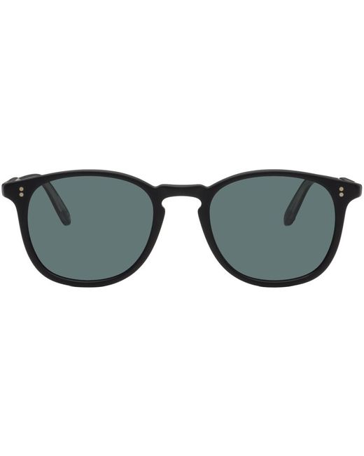 Garrett Leight Black Kinney Sunglasses for men