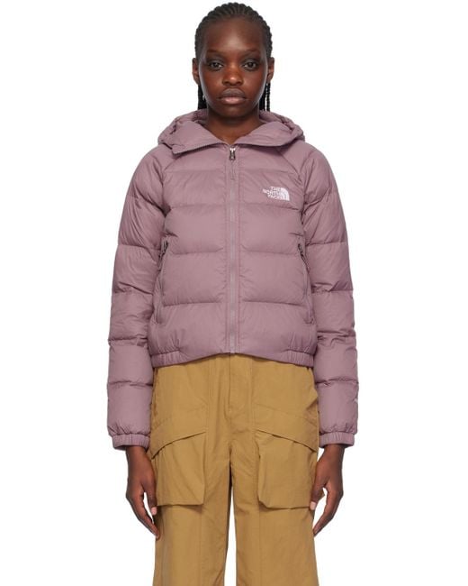 Blouson hydrenalite mauve rembourré en duvet The North Face en coloris  Rouge | Lyst