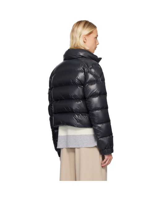 Moncler Black Petra Short Down Jacket