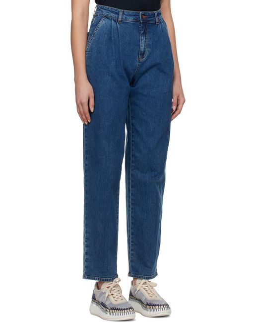 See By Chloé Blue Tapered Jeans