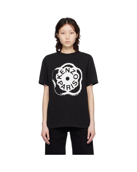 KENZO Black Paris 'Boke Flower 2.0' Loose T-Shirt