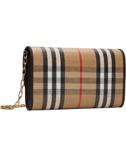 Burberry Multicolor Highlands Chain Strap Wallet​ Bag