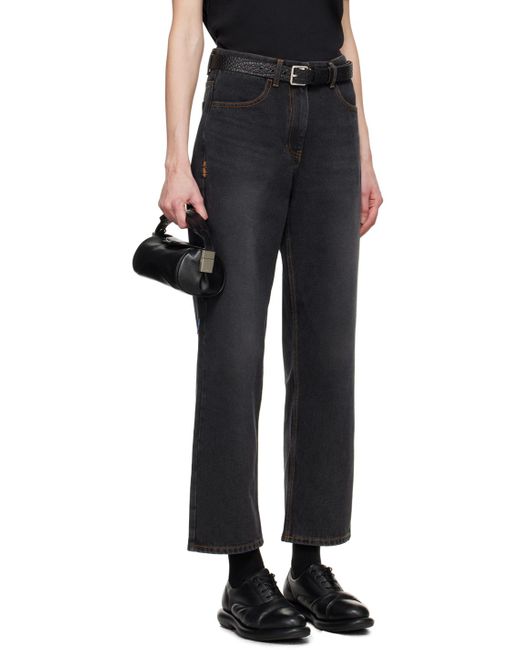 Adererror Black Significant Contrast Jeans