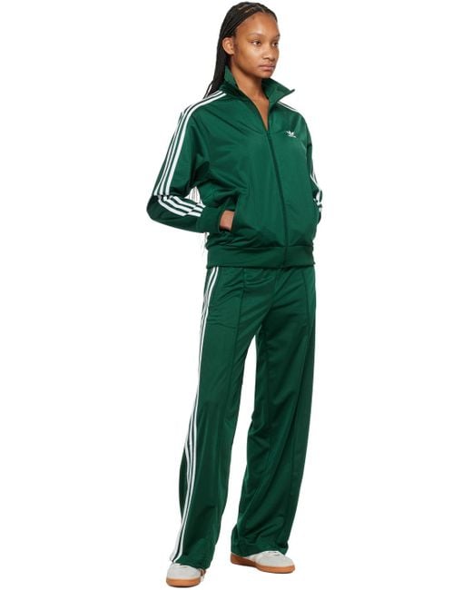 Adidas Originals Green Firebird Track Pants