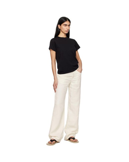 The Row Black Florie T-Shirt