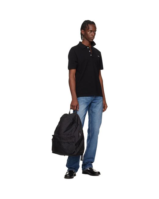 A.P.C. Black Backstage Backpack for men