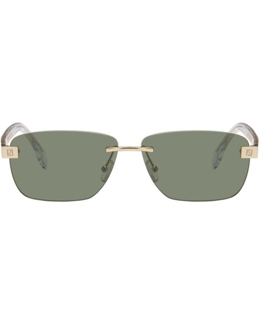 Fendi Gray Sky' Sunglasses for men