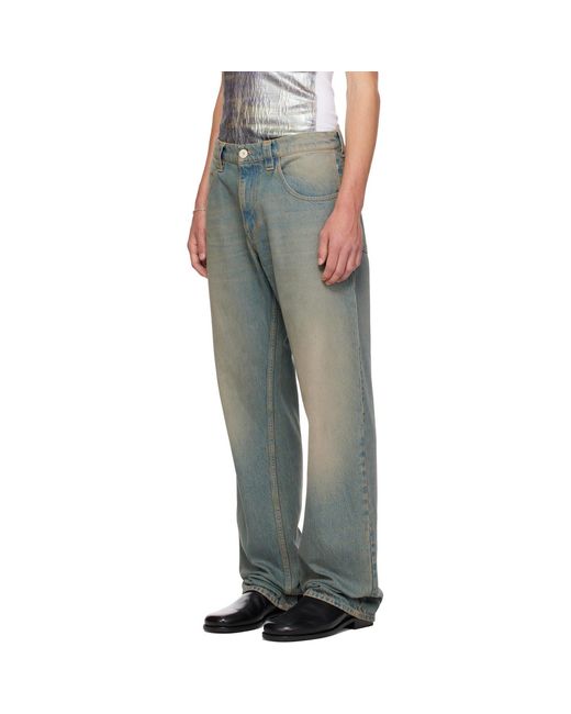 SECONDA Gray Elmo Jeans for men