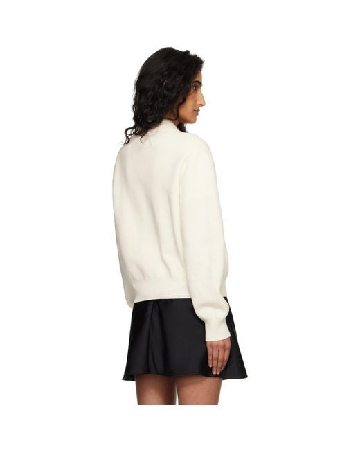 DUNST Black Off- Cashmere Collared Polo
