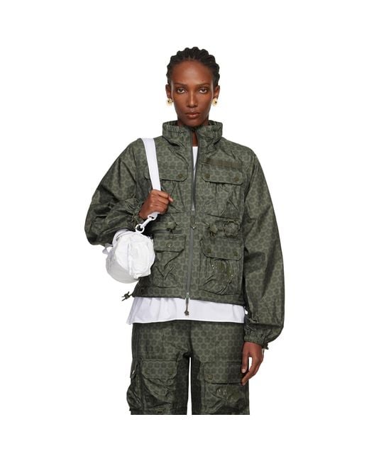 CECILIE BAHNSEN Black Khaki The North Face Edition Tenzin Spectra Jacket