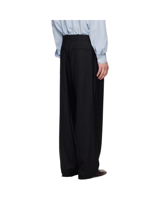 Our Legacy Black Borrowed Chino Trousers for men