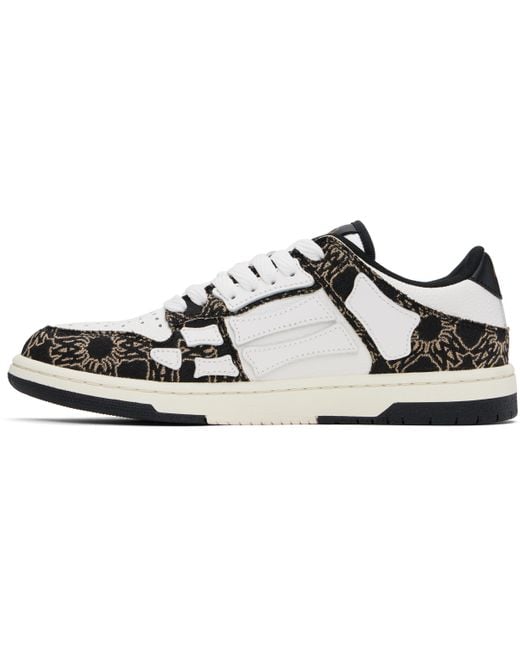 Amiri Black Ma Quad Skel Top Low Sneakers for men